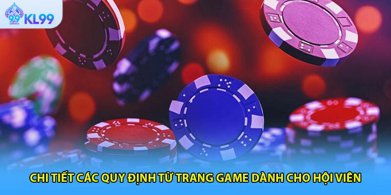 Chi tiết các quy định từ trang game dành cho hội viên
